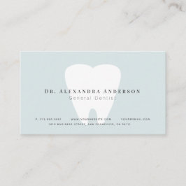 Visita Tarjeta de cita Dentist Light Blue
