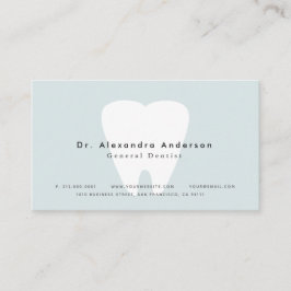 Visita Tarjeta de cita Dentist Modern Light Blue