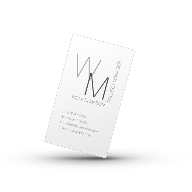 Visita Tarjeta de código QR profesional simple y simple (Subido por el creador)