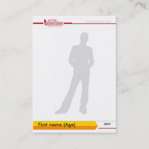 Visita Tarjeta de comercio personalizada del estilo #2