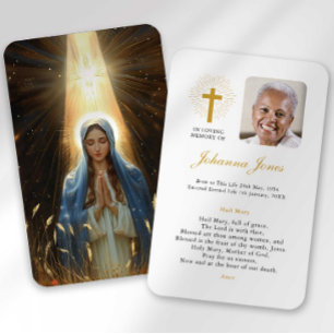 Visita Tarjeta de condolencias por funeral con oración de
