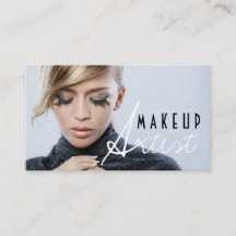 Tarjeta de cosmetología para artistas Make Up