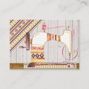 Visita Tarjeta de costura/costura