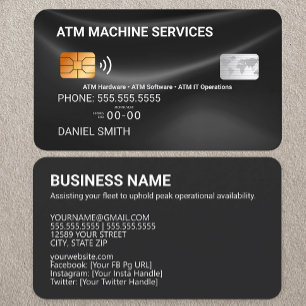 Visita Tarjeta de crédito ATM
