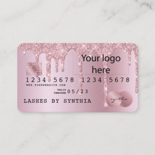 Visita Tarjeta de crédito con estilo AÑADIR TU Oro de got