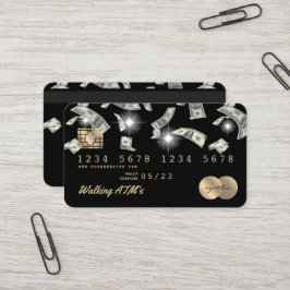 Visita Tarjeta de crédito Dinero de cajero automático con