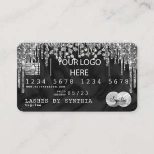 Visita Tarjeta de crédito Estilo Silver Diamante añada su