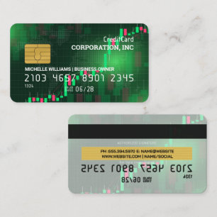 Visita Tarjeta de crédito   Gráfica de Velas Financieras