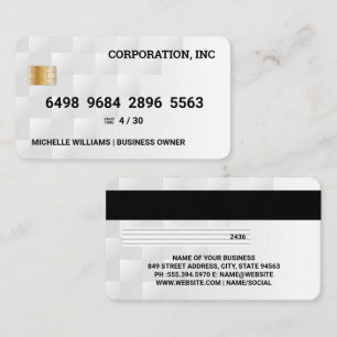 Visita Tarjeta de crédito   Patrón geométrico moderno bla