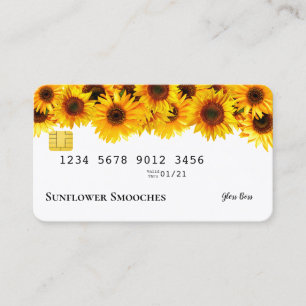 Visita Tarjeta de crédito Sunflower