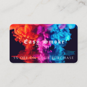 Visita Tarjeta de descuento para Vape Shop