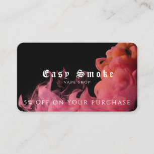 Visita Tarjeta de descuento para Vape Shop