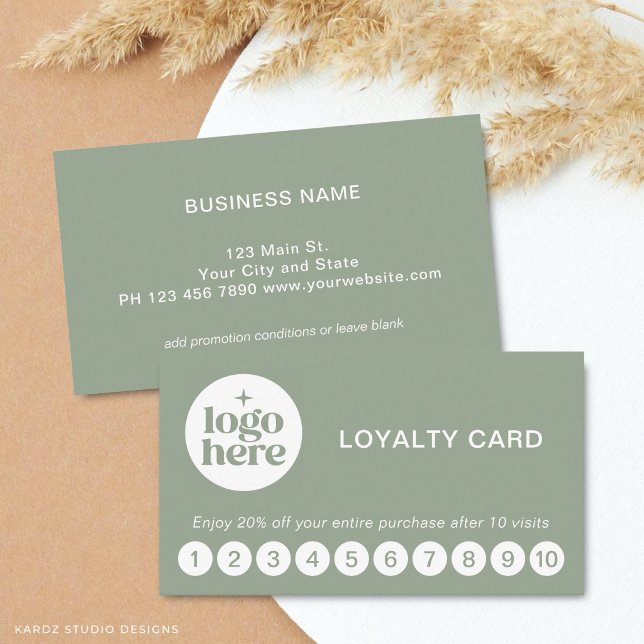 Visita Tarjeta de descuento profesional moderno de la rea (The front and back of the card are shown at standard size; choose size, paper, and corner style.)