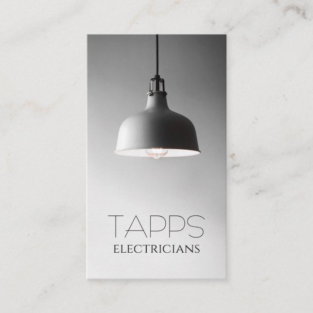 Visita Tarjeta de electricista (Anverso)