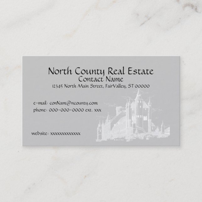 Visita Tarjeta de empresa - Castillo (Anverso)