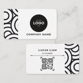 Visita Tarjeta de empresa con logotipo corporativo profes