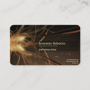 Visita tarjeta de empresa robótica