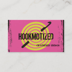 Visita Tarjeta de encargo del gancho de ganchillo del