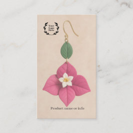 Visita Tarjeta de exhibición de aretes | Exhibición de jo