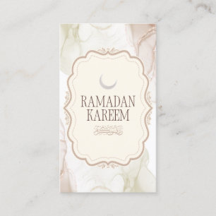 Visita Tarjeta de felicitación elegante de Ramadan Kareem