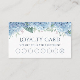 Visita Tarjeta de fidelidad de Blue Hydrangea
