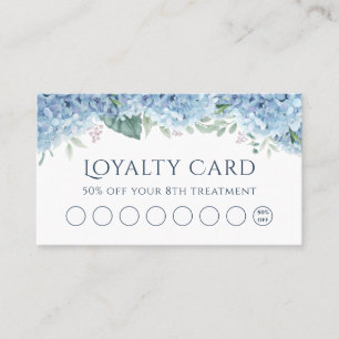 Visita Tarjeta de fidelidad de Blue Hydrangea