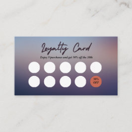 Visita Tarjeta de fidelidad de negocios. Editar el % y el