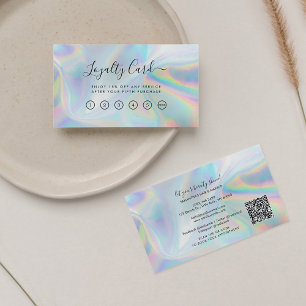Visita Tarjeta de fidelidad de salón de belleza con códig