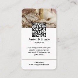 Visita Tarjeta de fidelidad - Diseño fotográfico para alq