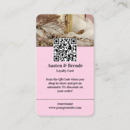 Visita Tarjeta de fidelidad - Diseño fotográfico para alq