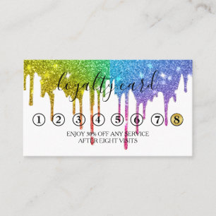 Visita Tarjeta de fidelidad moderna Minimalista de oro Pu