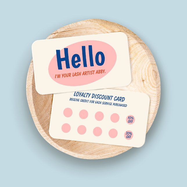 Visita Tarjeta de fidelidad Retro 10 Punch (Subido por el creador)