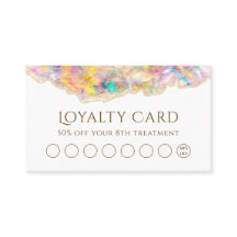 tarjeta de fidelización de diseño óptico