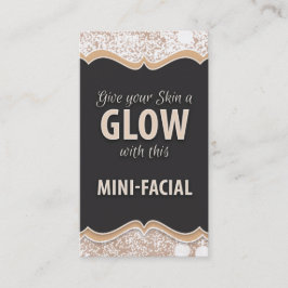 Visita Tarjeta de instrucciones Mini-Facial - RESPLANDOR