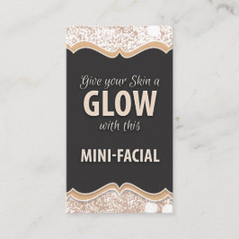 Visita Tarjeta de instrucciones Mini-Facial - RESPLANDOR