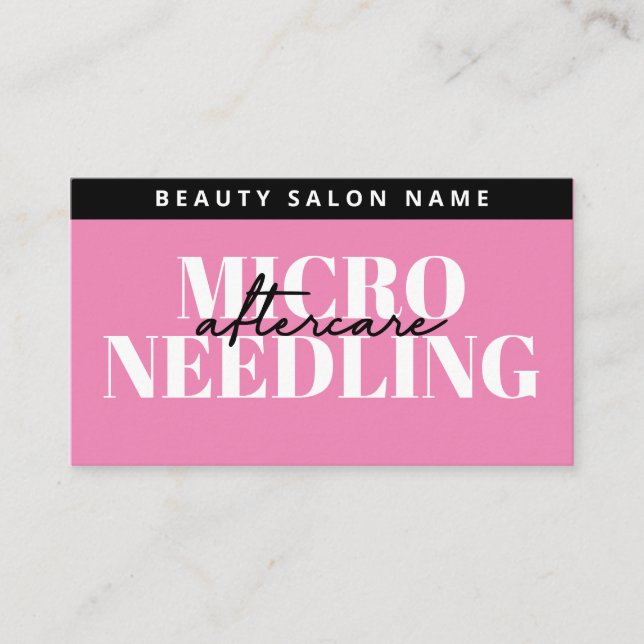 Visita Tarjeta de instrucciones modernas para la atención (Anverso)