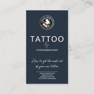 Visita Tarjeta de instrucciones para el cuidado del tatua