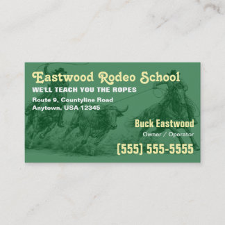 Visita Tarjeta de instructor de rodeo escolar | tarjeta d