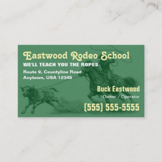 Visita Tarjeta de instructor de rodeo escolar | Tarjeta d