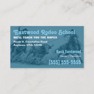 Visita Tarjeta de instructor de rodeo | Escuela de Rodeo