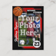 Tarjeta de intercambio de baloncesto, tamaño de ta