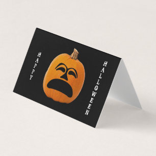 Visita Tarjeta de intercambio de clase Jack o' Lantern Sa