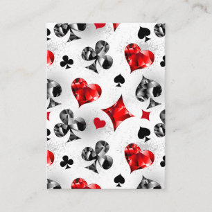 Visita Tarjeta de juego de jugador de póquer se adapta a 