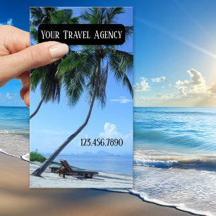Visita Tarjeta de la Agencia de Viajes Tropical