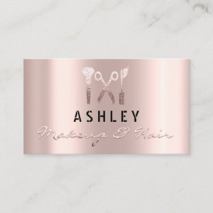 Visita Tarjeta de la cita del artista de maquillaje del