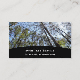 Visita Tarjeta de la empresa de servicios del árbol