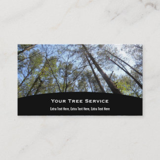 Visita Tarjeta de la empresa de servicios del árbol