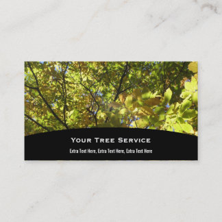 Visita Tarjeta de la empresa de servicios del árbol