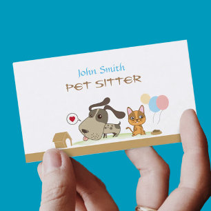 Visita Tarjeta de la empresa de servicios del mascota que