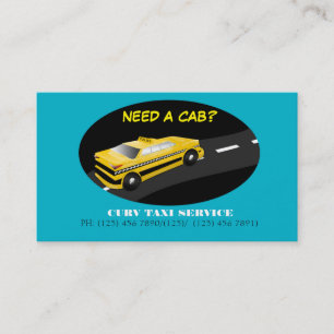 Visita Tarjeta de la empresa de servicios del taxi